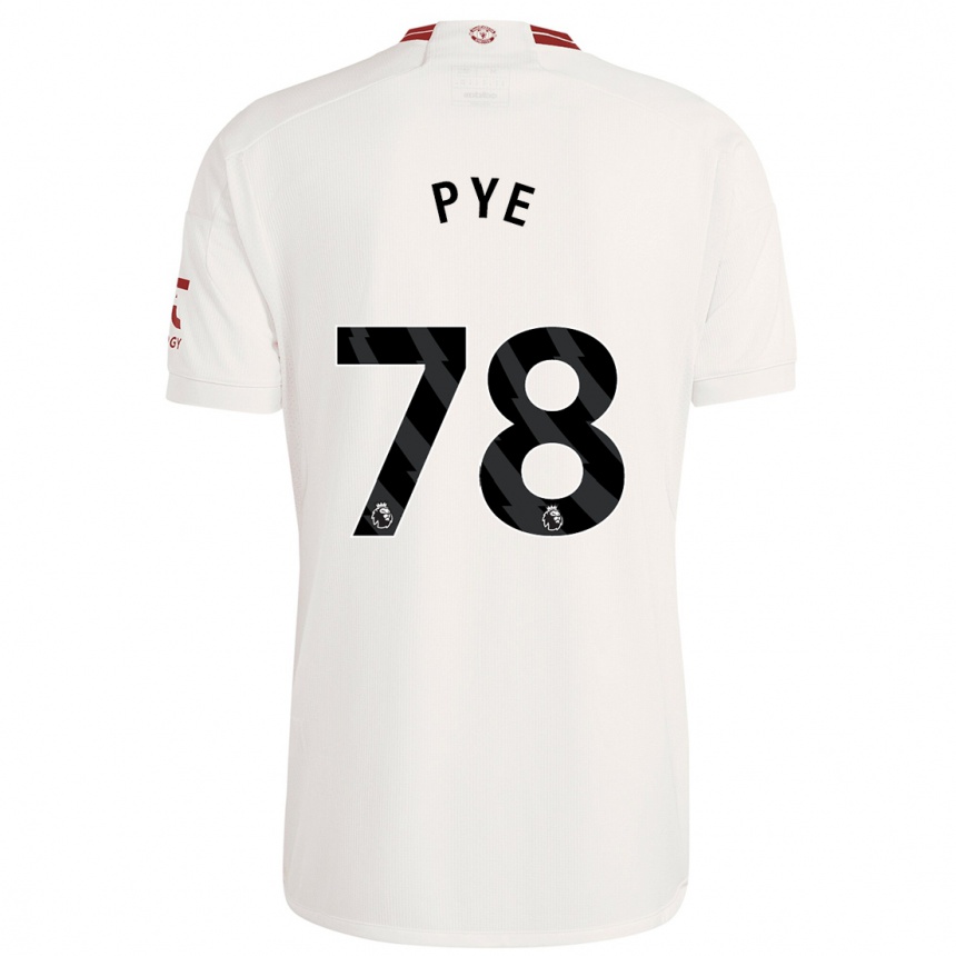 Kids  Logan Pye #78 White Third Jersey 2023/24 T-Shirt Za