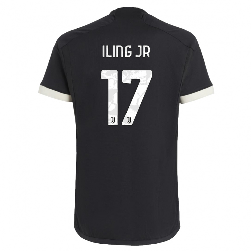 Kids  Samuel Iling-Junior #17 Black Third Jersey 2023/24 T-Shirt Za