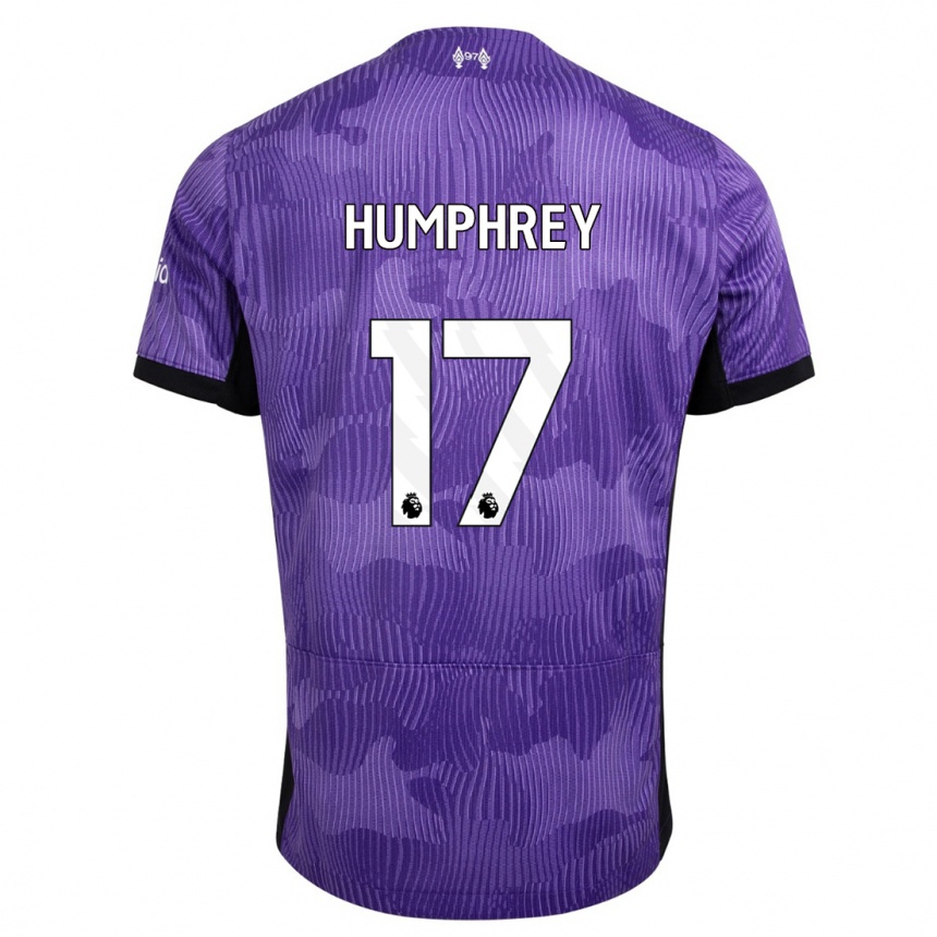 Men  Carla Humphrey #17 Purple Third Jersey 2023/24 T-Shirt Za