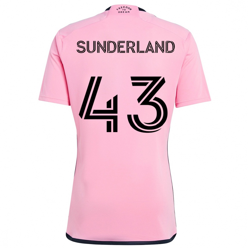 Kids Football Lawson Sunderland #43 Pink Home Jersey 2024/25 T-Shirt Za