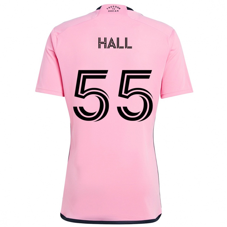 Kids Football Tyler Hall #55 Pink Home Jersey 2024/25 T-Shirt Za