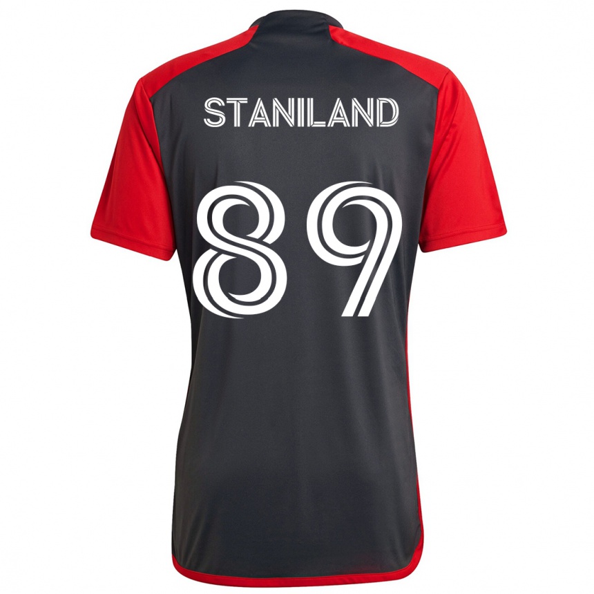 Kids Football Charlie Staniland #89 Grayn Red Home Jersey 2024/25 T-Shirt Za