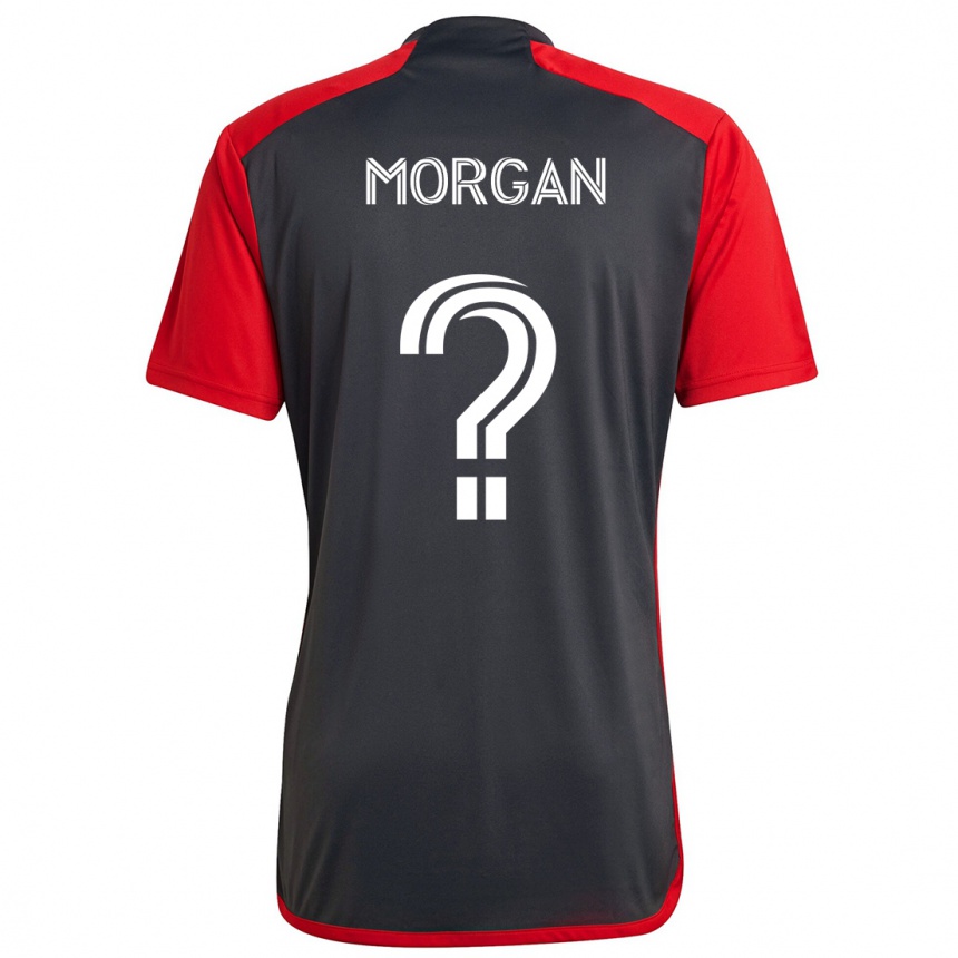 Kids Football Myles Morgan #0 Grayn Red Home Jersey 2024/25 T-Shirt Za