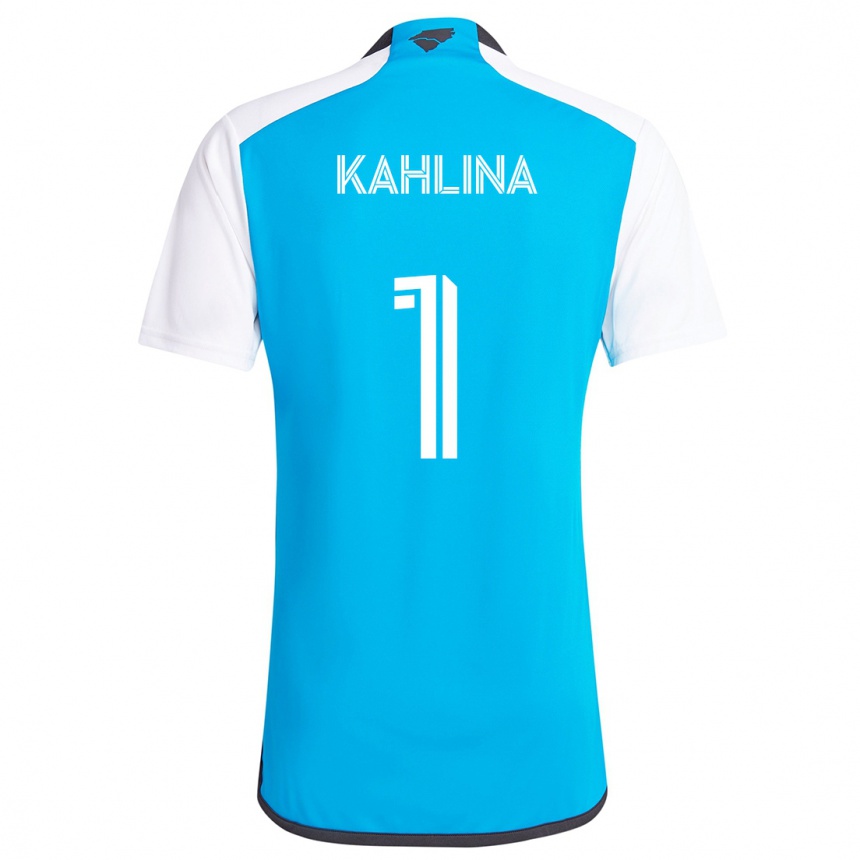 Kids Football Kristijan Kahlina #1 Blue White Home Jersey 2024/25 T-Shirt Za