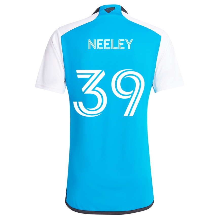 Kids Football Jack Neeley #39 Blue White Home Jersey 2024/25 T-Shirt Za