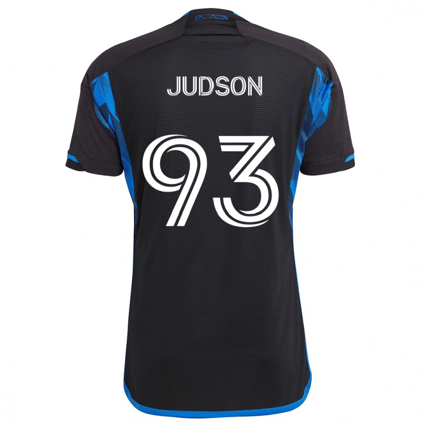 Kids Football Judson #93 Blue Black Home Jersey 2024/25 T-Shirt Za