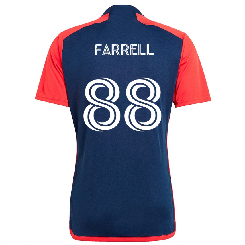 Kids Football Andrew Farrell #88 Blue Red Home Jersey 2024/25 T-Shirt Za