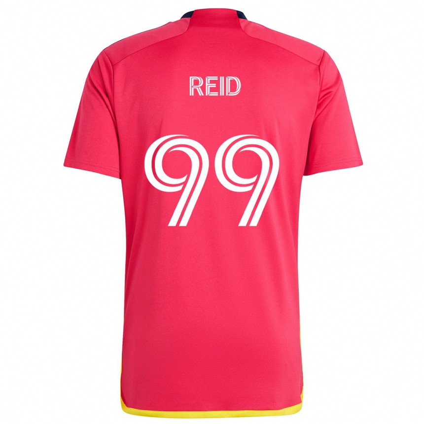 Kids Football Jayden Reid #99 Red Blue Home Jersey 2024/25 T-Shirt Za