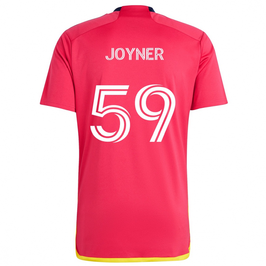 Kids Football Mykhi Joyner #59 Red Blue Home Jersey 2024/25 T-Shirt Za