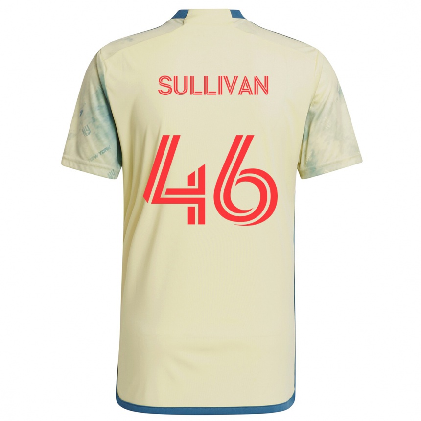 Kids Football Dylan Sullivan #46 Yellow Red Blue Home Jersey 2024/25 T-Shirt Za