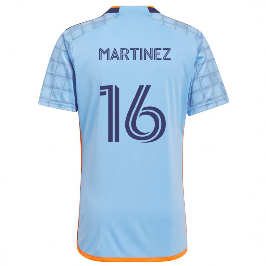 Kids Football Alonso Martínez #16 Blue Orange Home Jersey 2024/25 T-Shirt Za