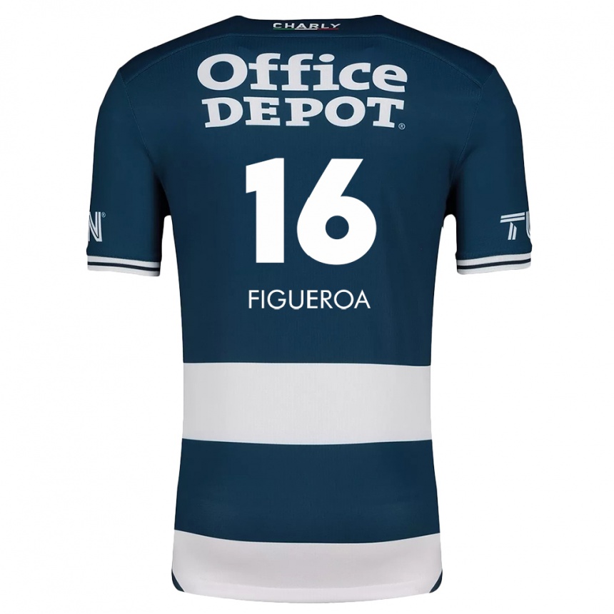 Kids Football Antonio Figueroa #16 Blue White Home Jersey 2024/25 T-Shirt Za