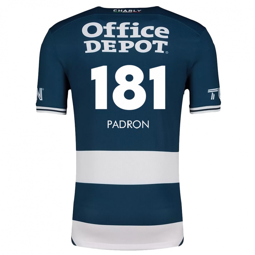 Kids Football Romeo Padrón #181 Blue White Home Jersey 2024/25 T-Shirt Za