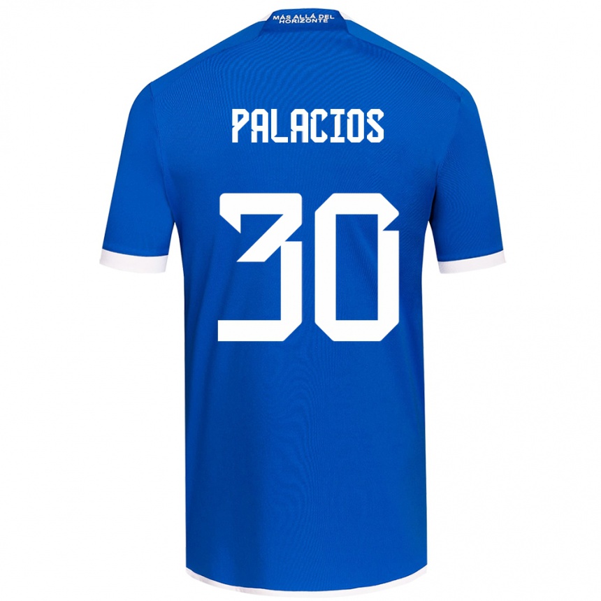 Kids Football Cristian Palacios #30 Blue White Home Jersey 2024/25 T-Shirt Za