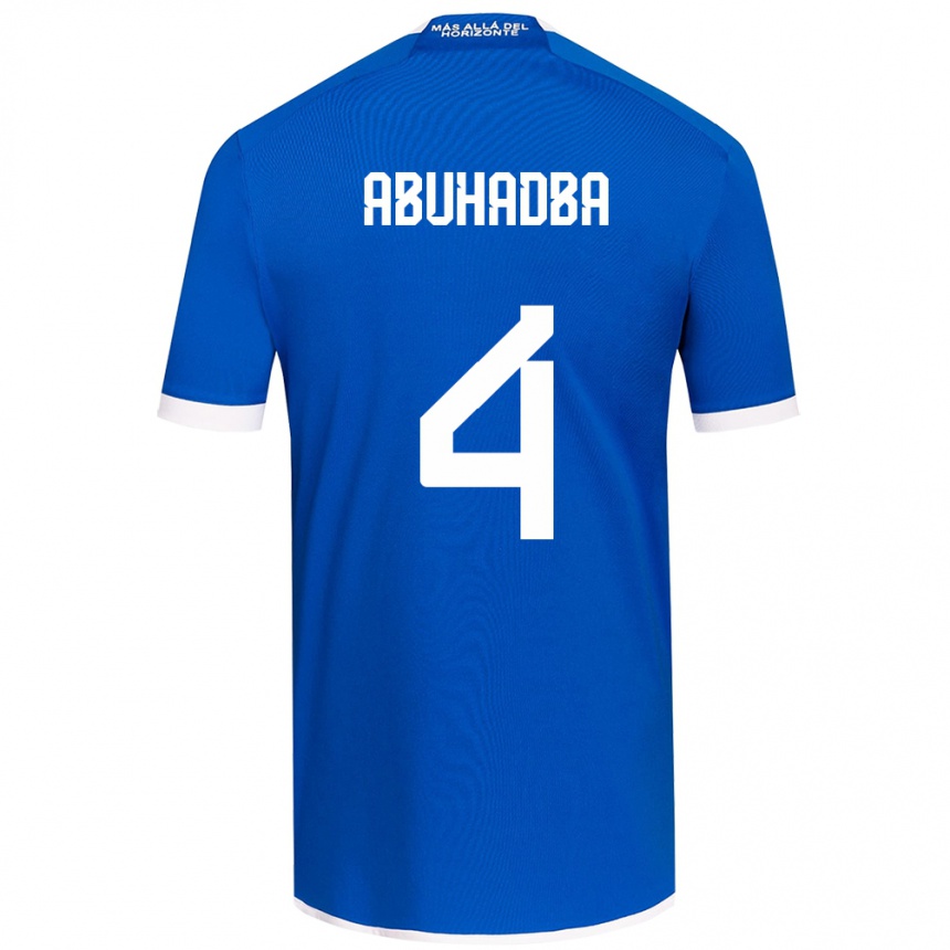 Kids Football Zacarías Abuhadba #4 Blue White Home Jersey 2024/25 T-Shirt Za