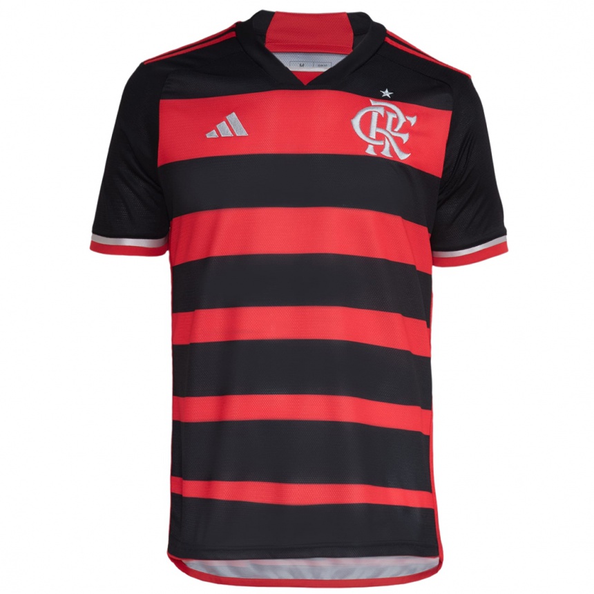 Kids Football Guilherme Teixeira #0 Red Black Home Jersey 2024/25 T-Shirt Za