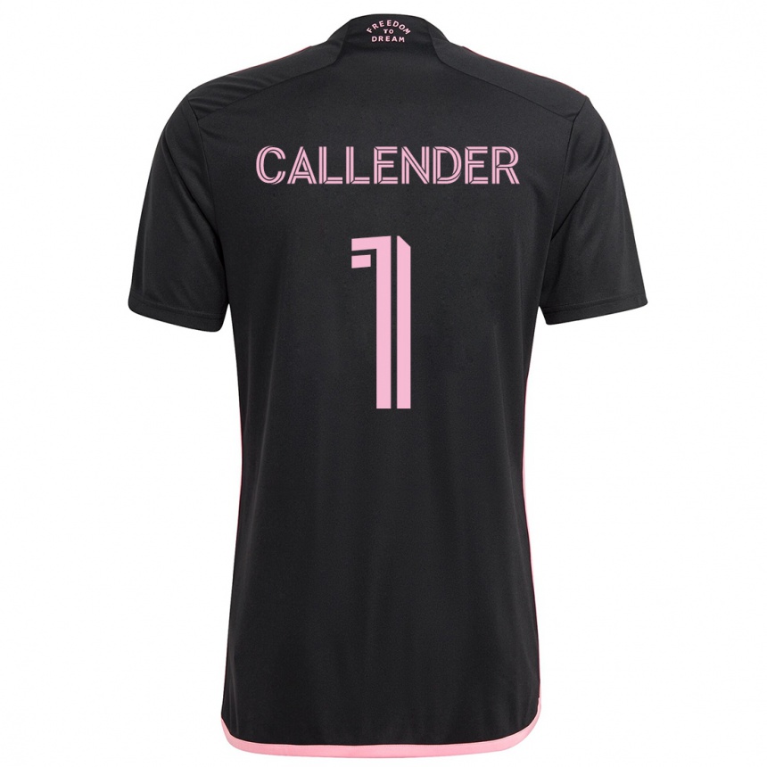 Kids Football Drake Callender #1 Black Away Jersey 2024/25 T-Shirt Za