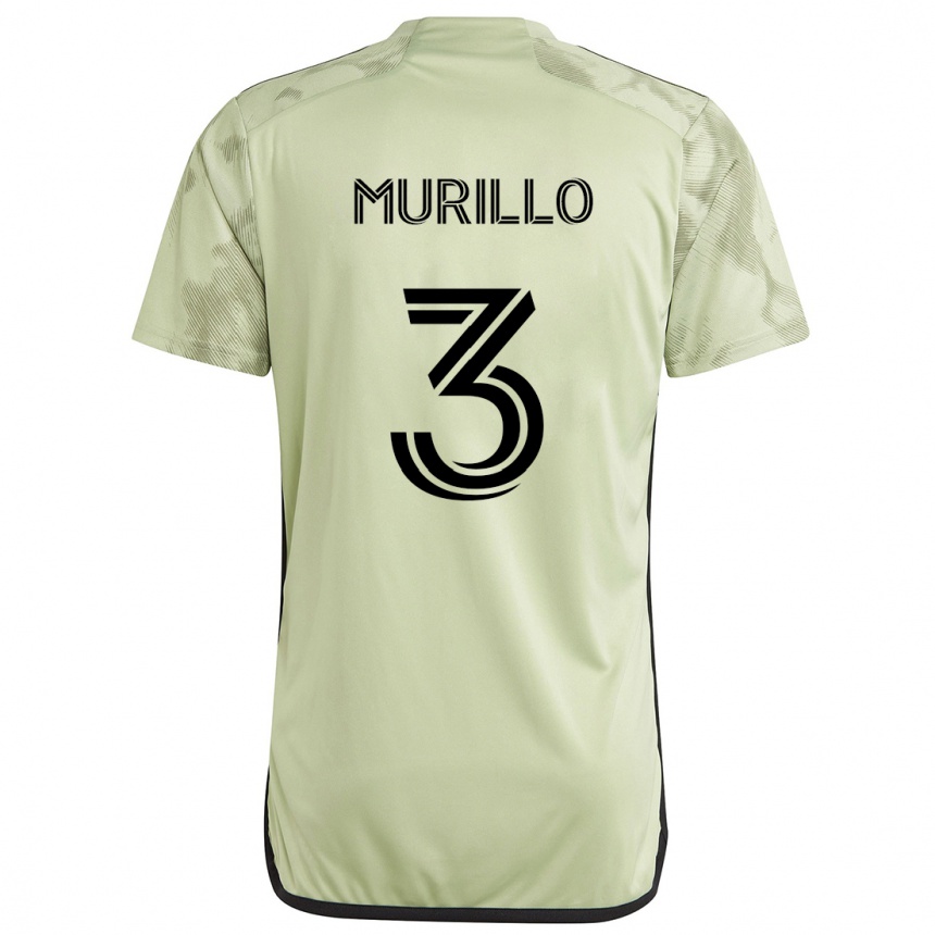 Kids Football Jesús Murillo #3 Light Green Away Jersey 2024/25 T-Shirt Za