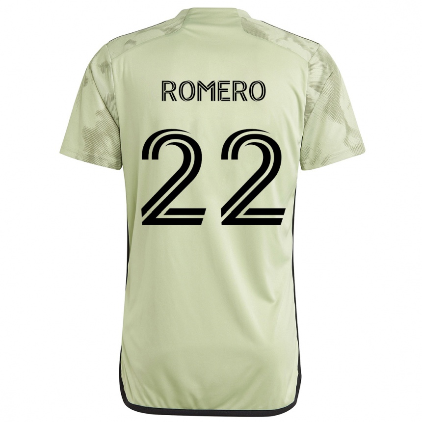 Kids Football Abraham Romero #22 Light Green Away Jersey 2024/25 T-Shirt Za