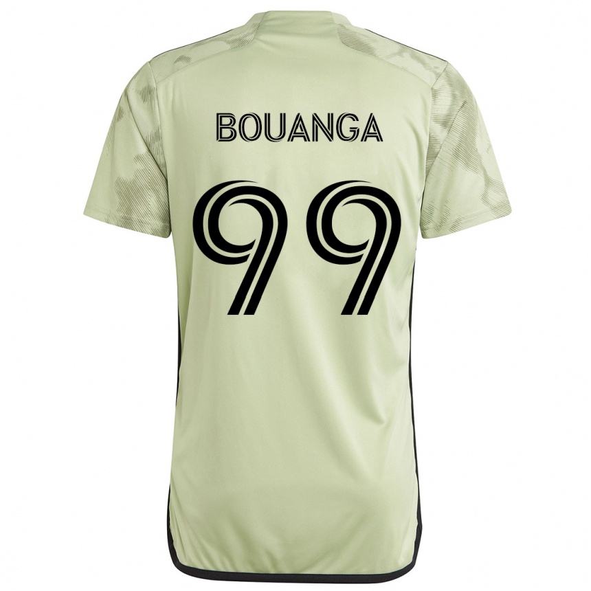 Kids Football Denis Bouanga #99 Light Green Away Jersey 2024/25 T-Shirt Za