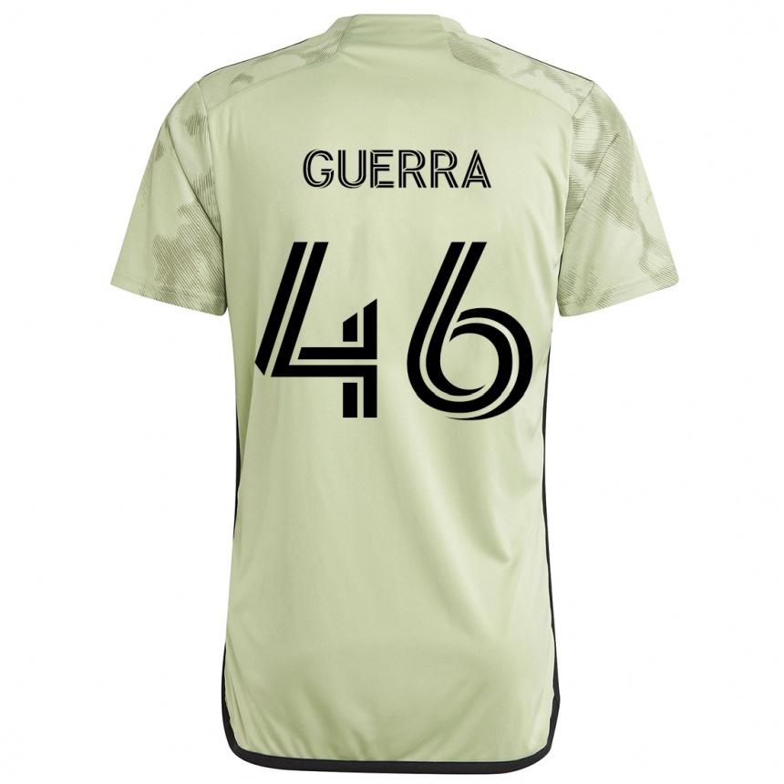 Kids Football Decarlo Guerra #46 Light Green Away Jersey 2024/25 T-Shirt Za