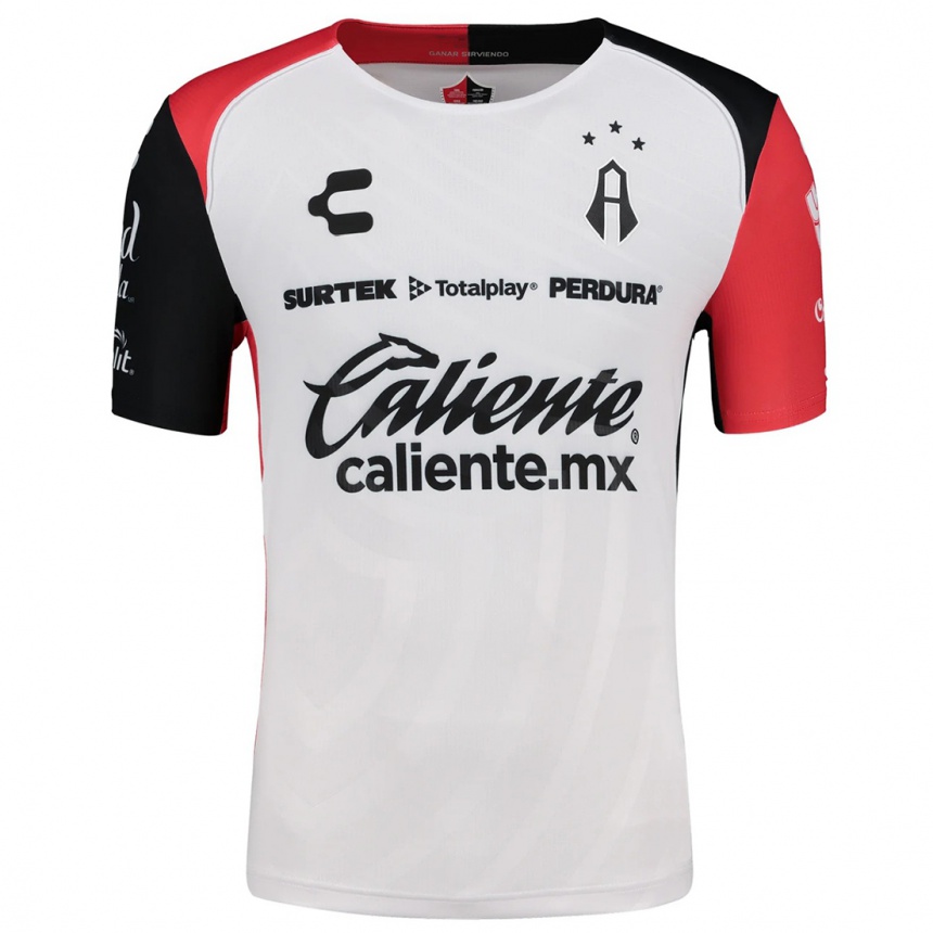 Kids Football Raymundo Fulgencio #7 White Red Black Away Jersey 2024/25 T-Shirt Za