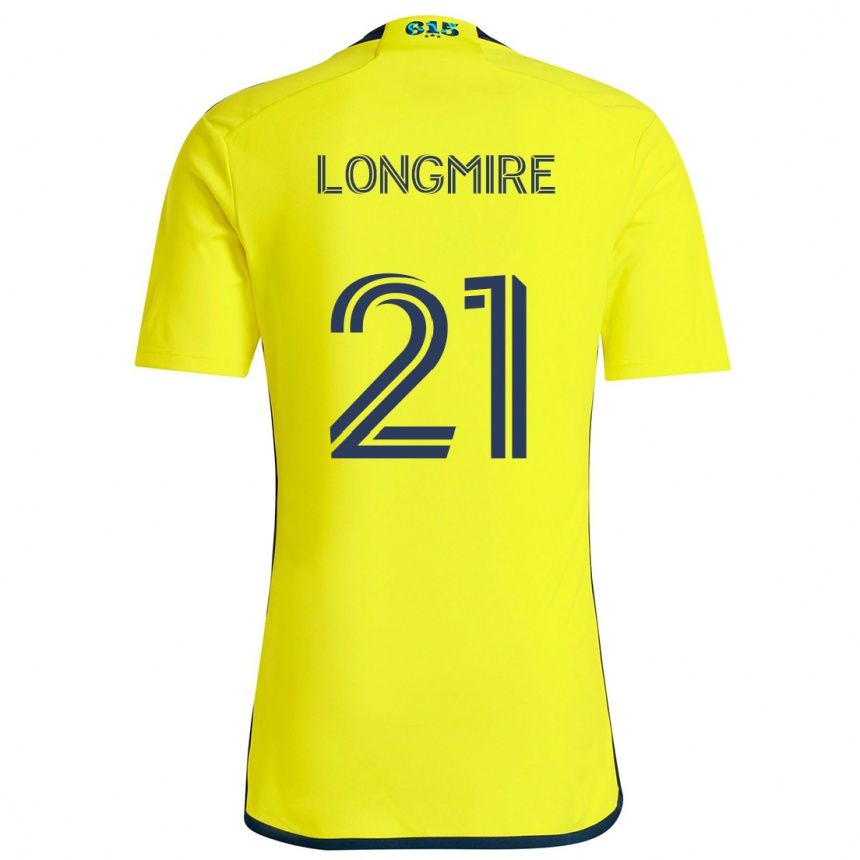 Men Football Ahmed Longmire #21 Yellow Blue Home Jersey 2024/25 T-Shirt Za