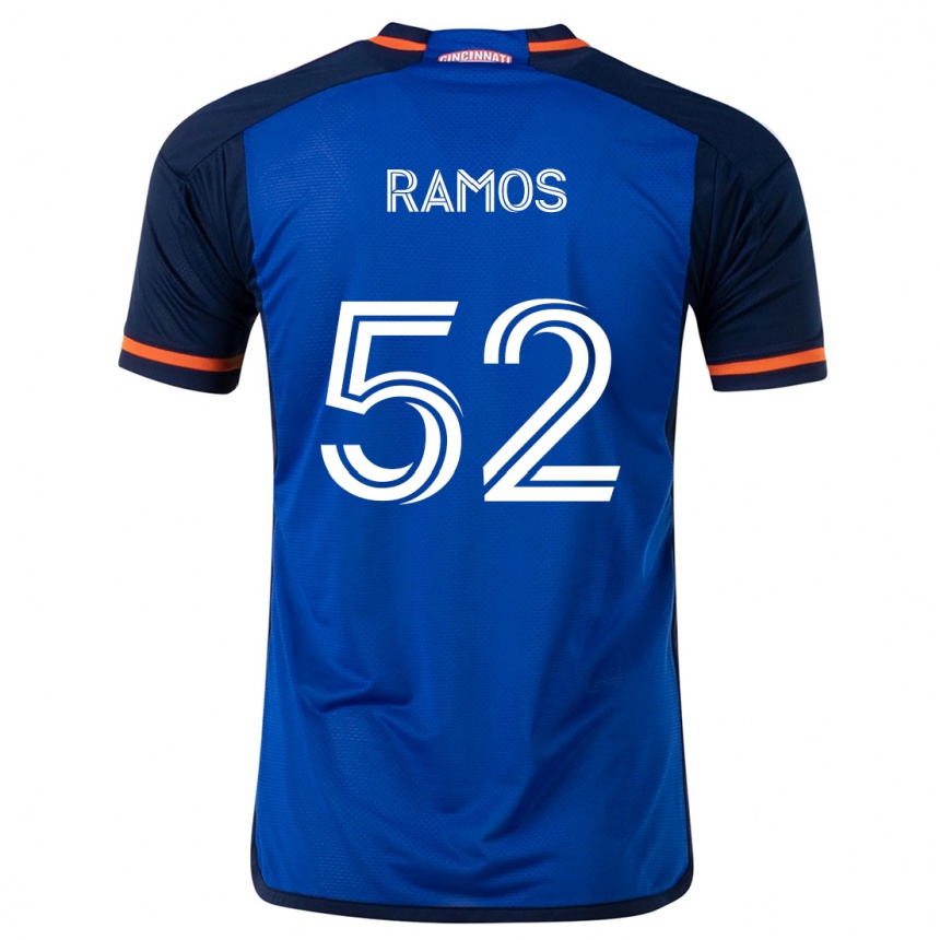 Men Football Yair Ramos #52 Blue White Home Jersey 2024/25 T-Shirt Za