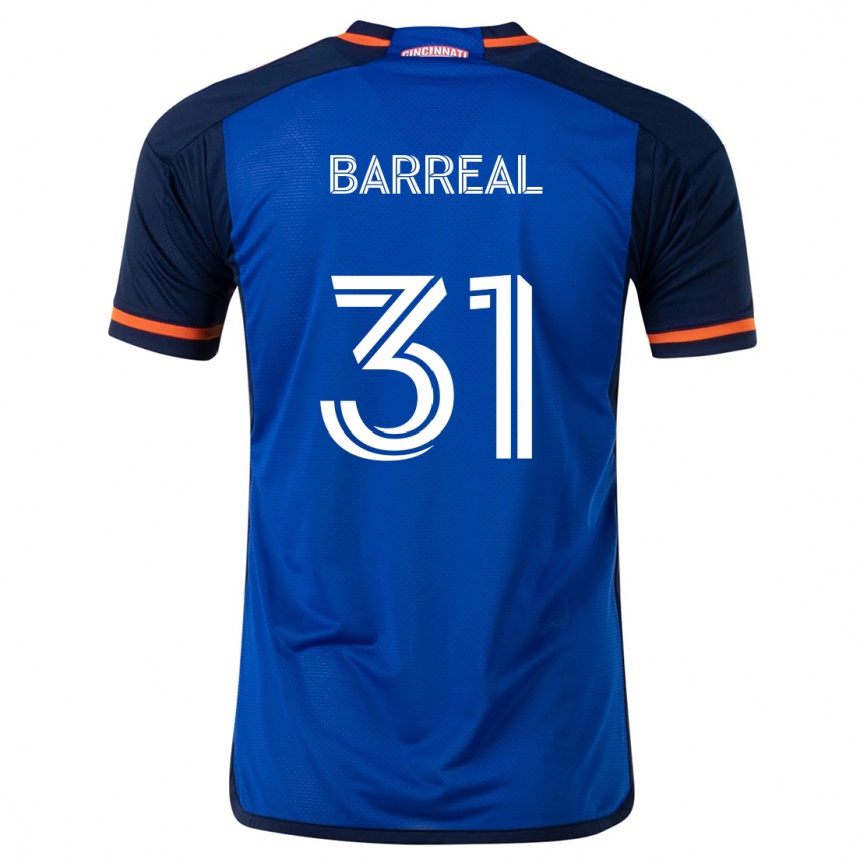 Men Football Álvaro Barreal #31 Blue White Home Jersey 2024/25 T-Shirt Za