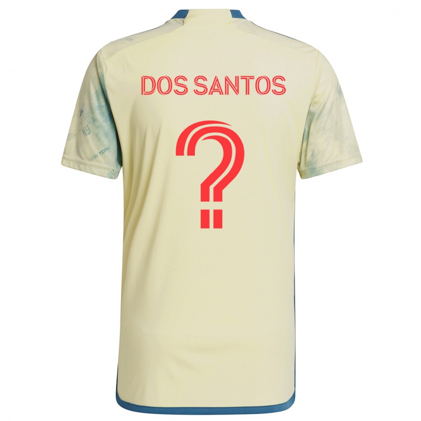 Men Football Matthew Dos Santos #0 Yellow Red Blue Home Jersey 2024/25 T-Shirt Za