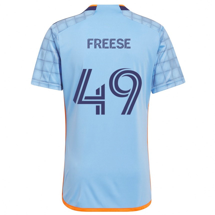 Men Football Matt Freese #49 Blue Orange Home Jersey 2024/25 T-Shirt Za