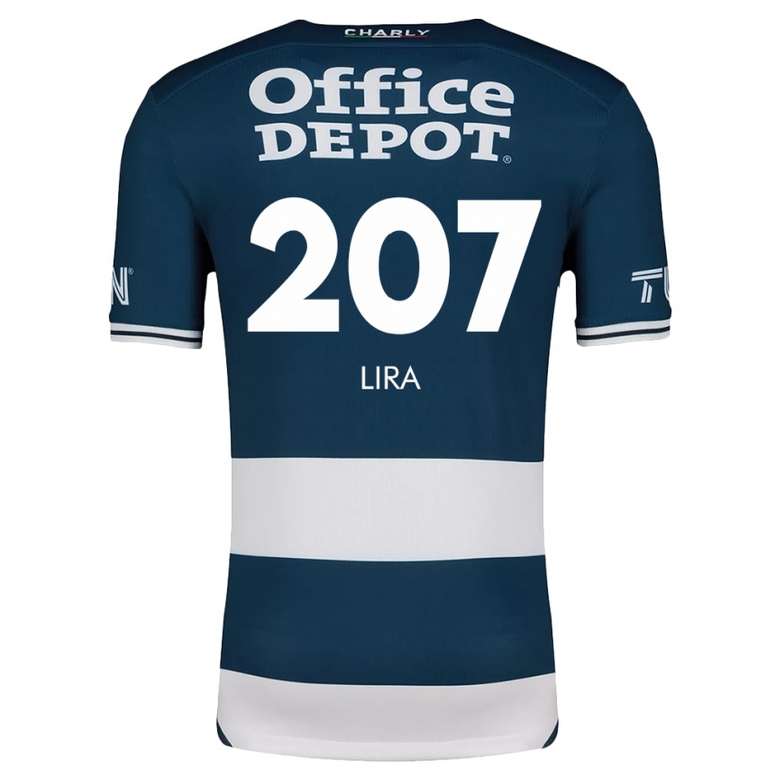 Men Football Almir Lira #207 Blue White Home Jersey 2024/25 T-Shirt Za