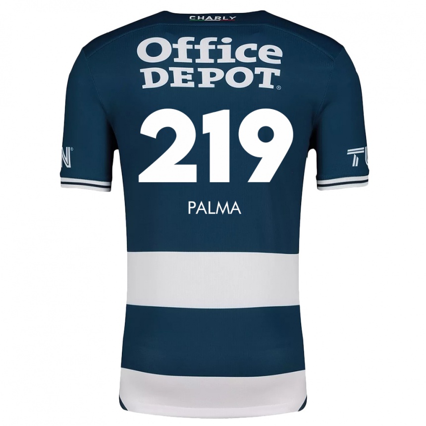 Men Football Pablo Palma #219 Blue White Home Jersey 2024/25 T-Shirt Za