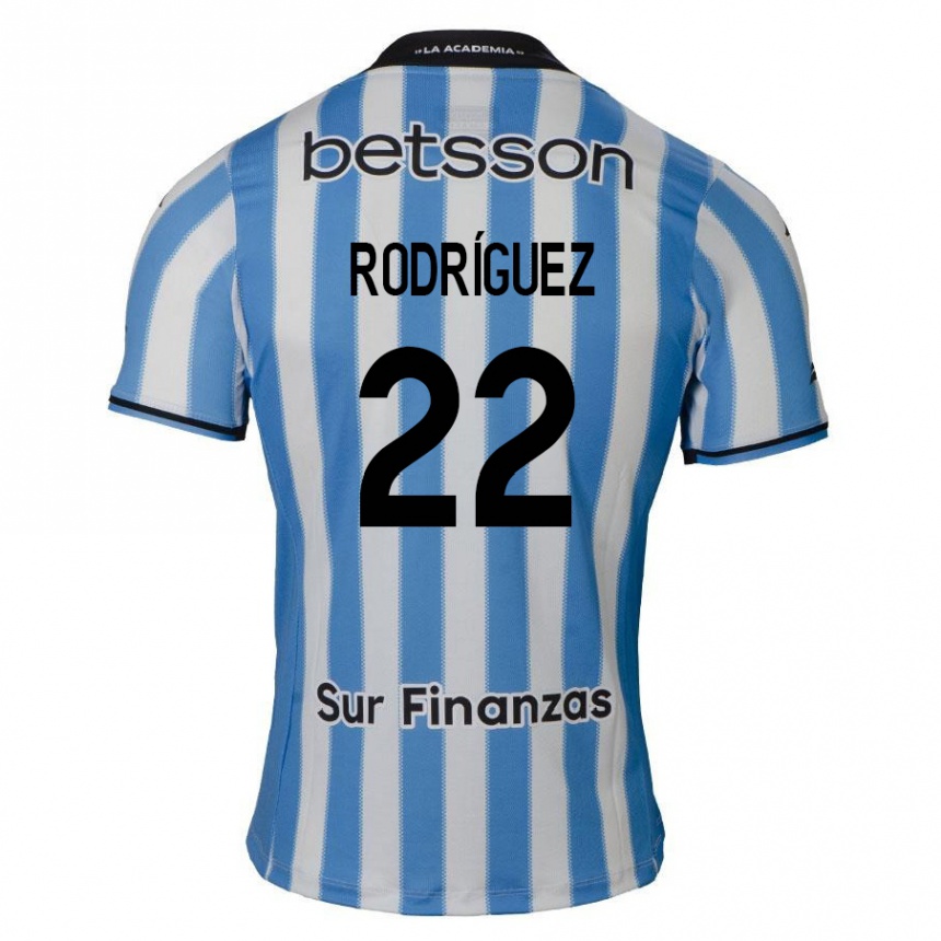 Men Football Baltasar Rodríguez #22 Blue White Black Home Jersey 2024/25 T-Shirt Za