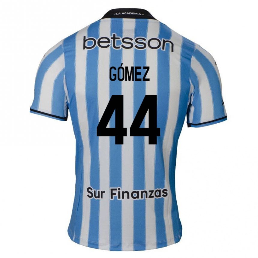 Men Football Francisco Gómez #44 Blue White Black Home Jersey 2024/25 T-Shirt Za