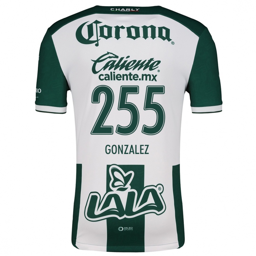 Men Football Valente González #255 Green White Home Jersey 2024/25 T-Shirt Za