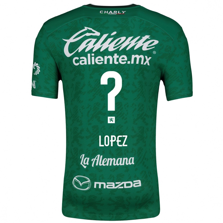 Men Football Nicolas Lopez #0 Green White Home Jersey 2024/25 T-Shirt Za