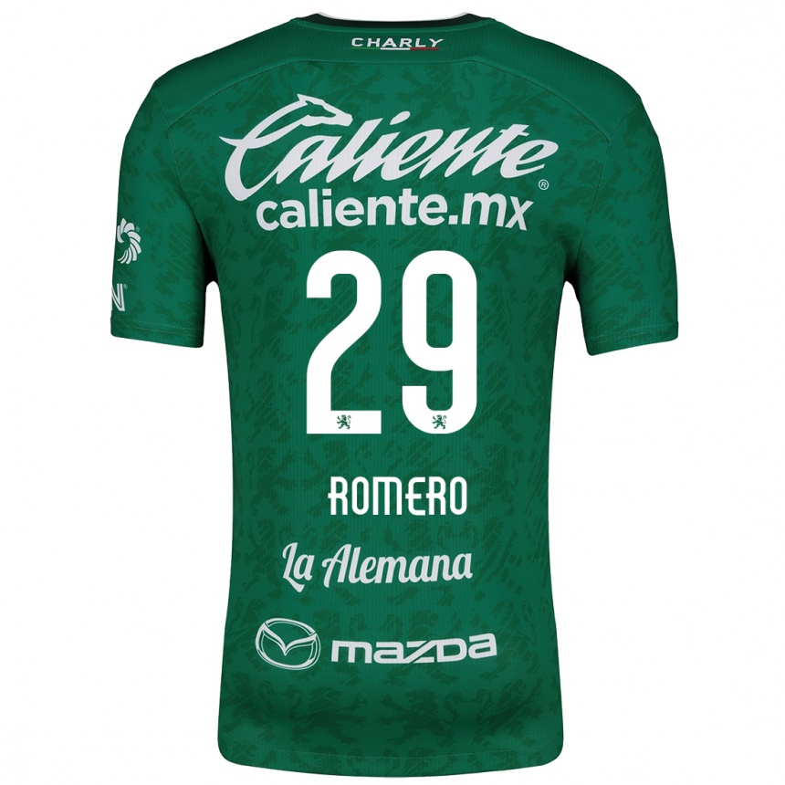 Men Football Lucas Romero #29 Green White Home Jersey 2024/25 T-Shirt Za