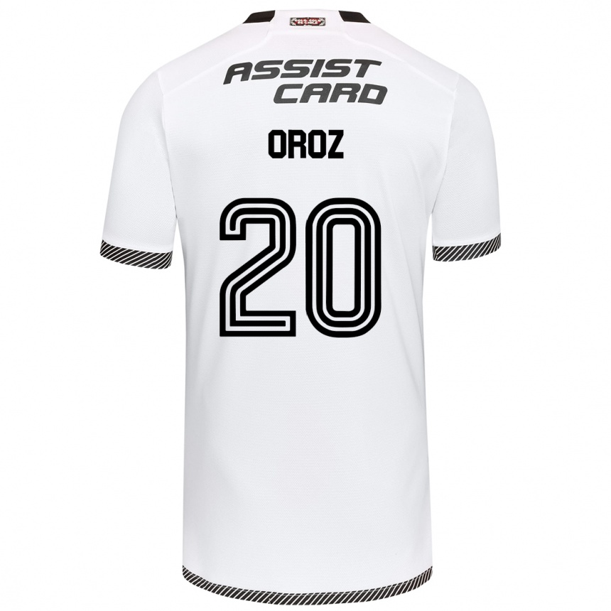 Men Football Alexander Oroz #20 White Black Home Jersey 2024/25 T-Shirt Za