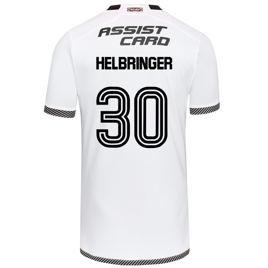 Men Football Aixa Helbringer #30 White Black Home Jersey 2024/25 T-Shirt Za