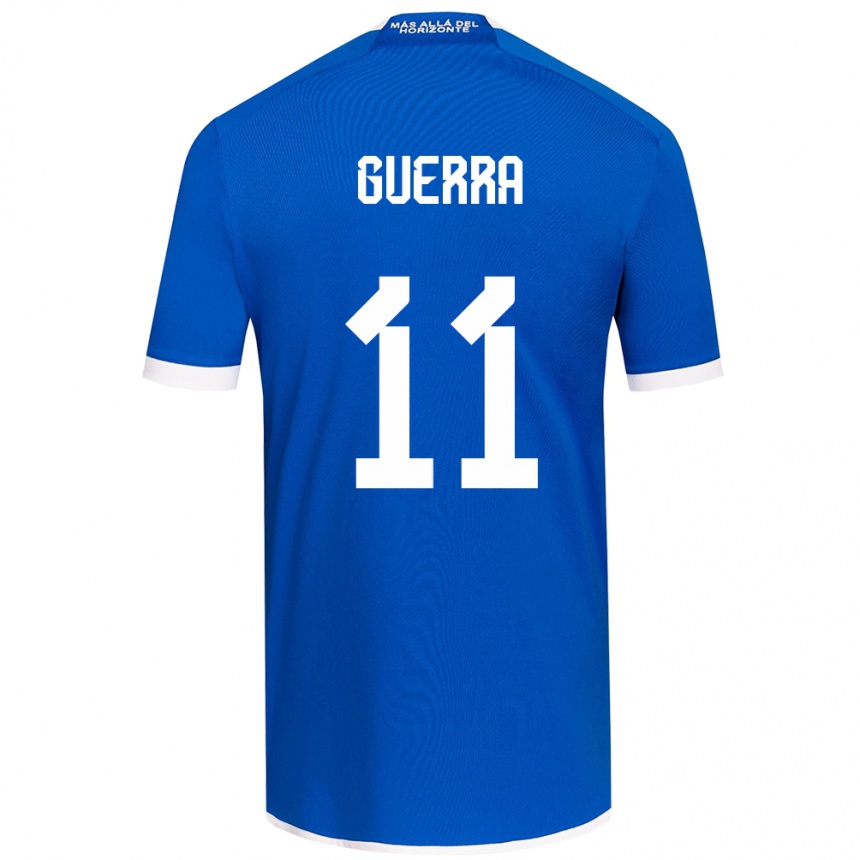 Men Football Nicolás Guerra #11 Blue White Home Jersey 2024/25 T-Shirt Za