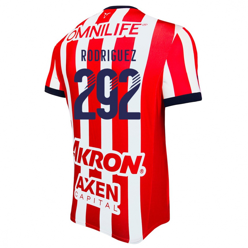 Men Football Emiliano Rodríguez #292 Red White Blue Home Jersey 2024/25 T-Shirt Za