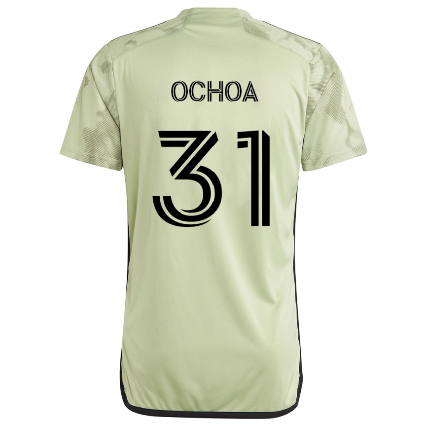 Men Football David Ochoa #31 Light Green Away Jersey 2024/25 T-Shirt Za