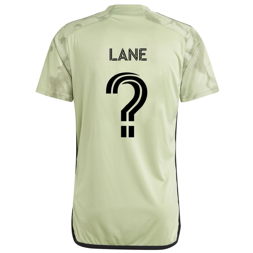 Men Football James Lane #0 Light Green Away Jersey 2024/25 T-Shirt Za