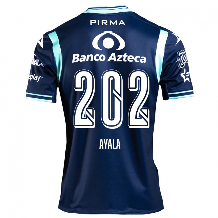 Men Football Diego Ayala #202 Navy Blue Away Jersey 2024/25 T-Shirt Za