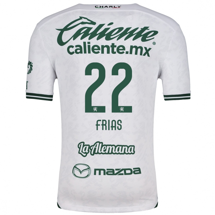 Men Football Adonis Frías #22 White Green Away Jersey 2024/25 T-Shirt Za