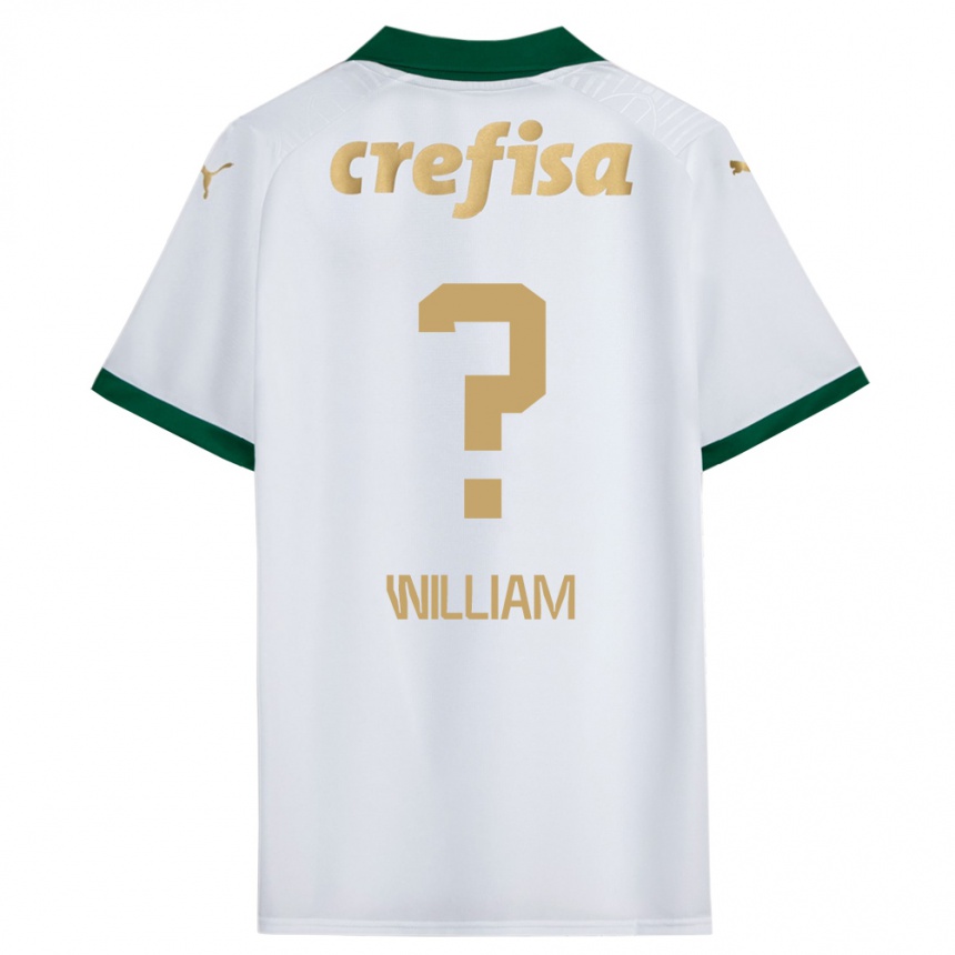 Men Football William #0 White Green Away Jersey 2024/25 T-Shirt Za