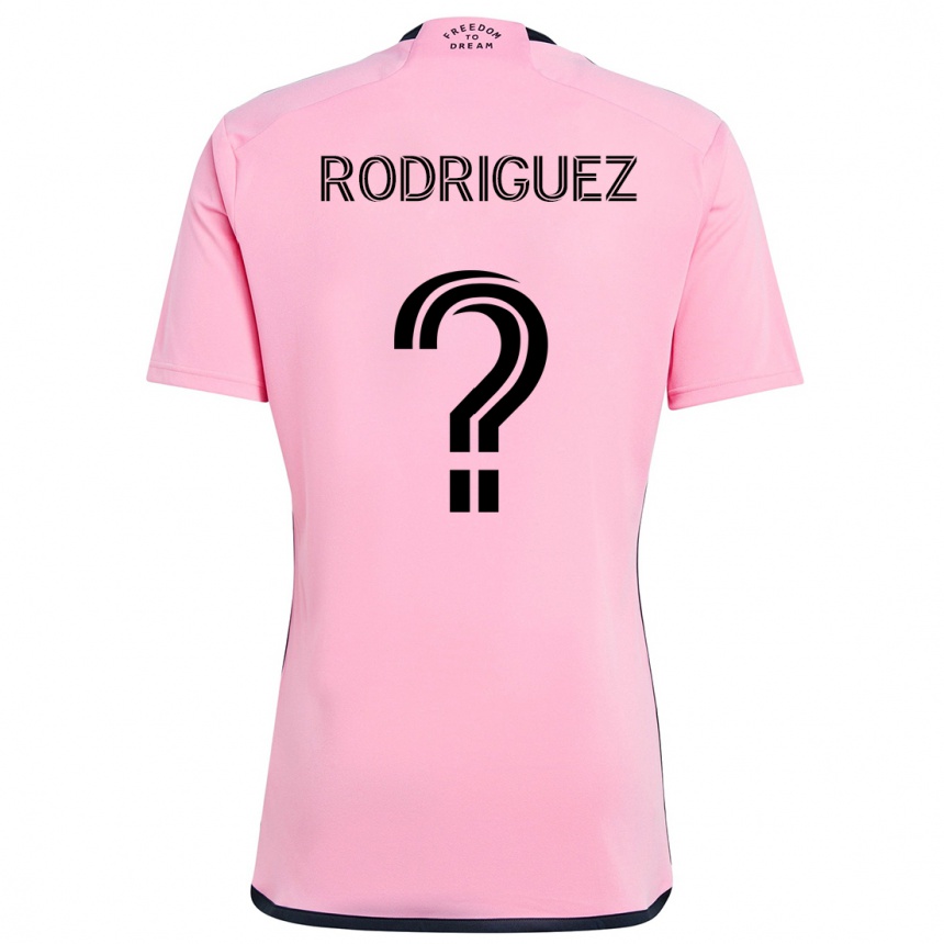 Women Football Emerson Rodríguez #0 Pink Home Jersey 2024/25 T-Shirt Za