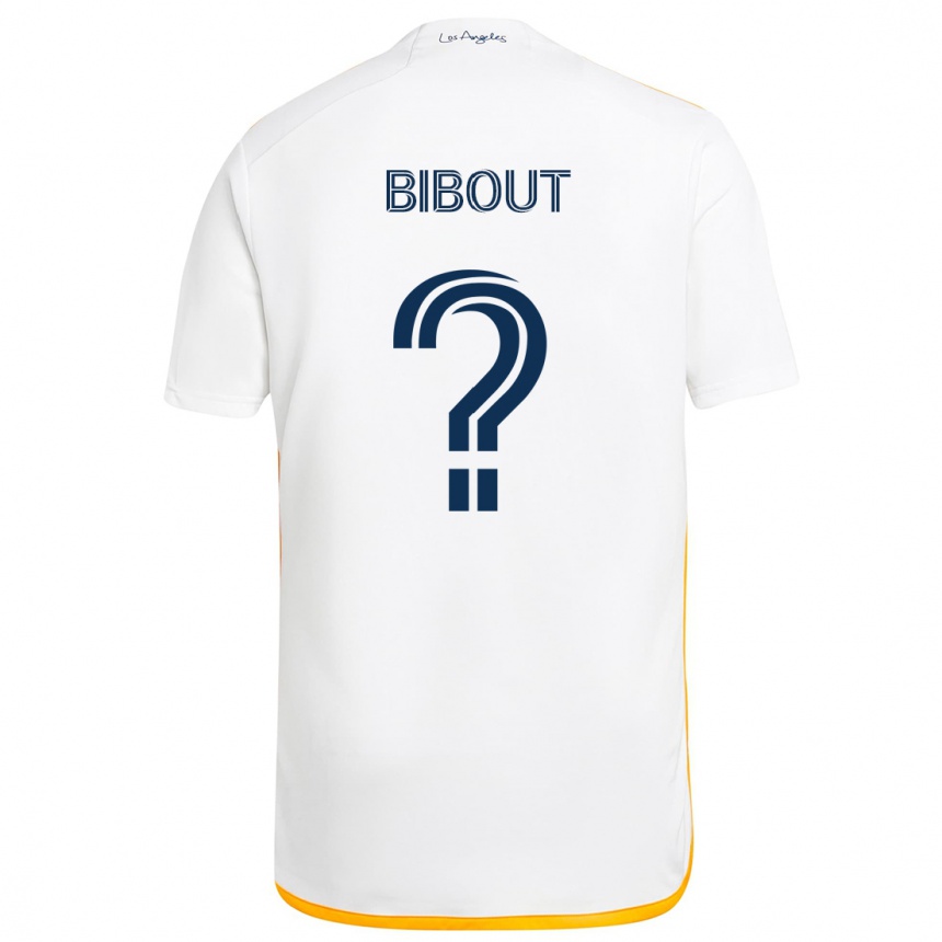 Women Football Aaron Bibout #0 White Yellow Home Jersey 2024/25 T-Shirt Za