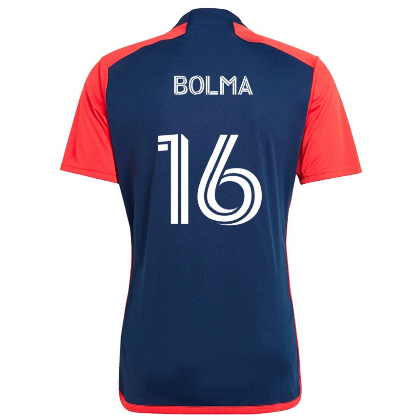 Women Football Josh Bolma #16 Blue Red Home Jersey 2024/25 T-Shirt Za